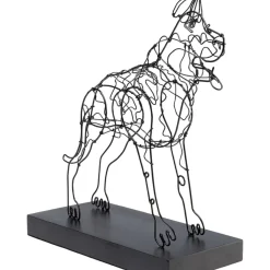 Deko Objekt Wire Attack Dog 36Cm