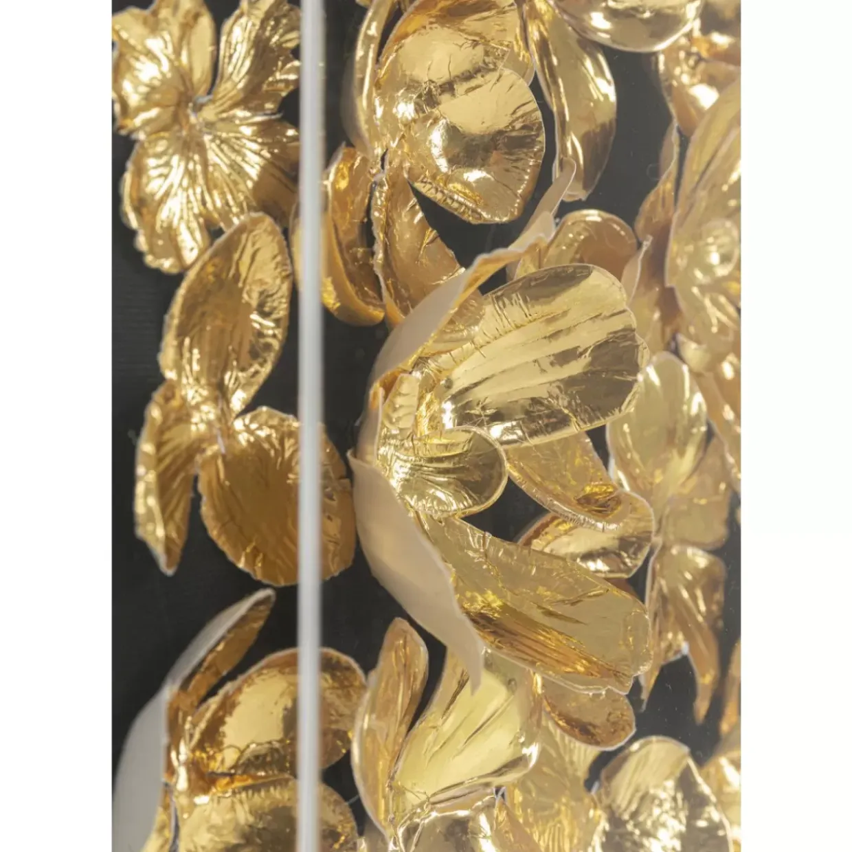Deko Rahmen Gold Flower 60X60Cm
