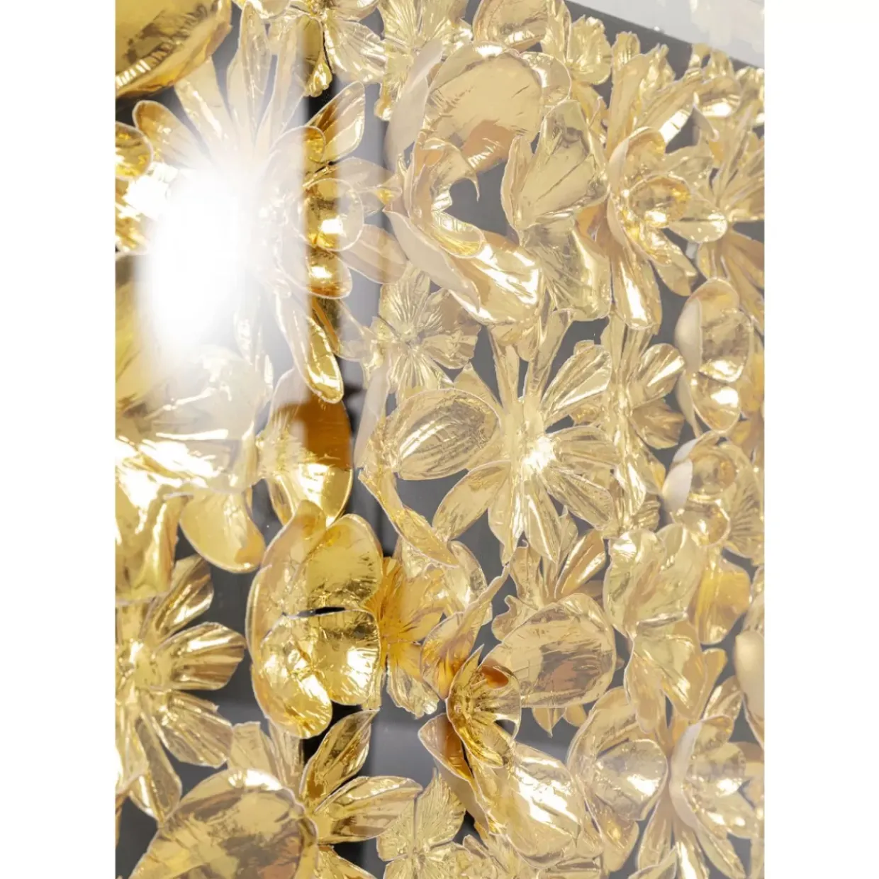 Deko Rahmen Gold Flower 80X80Cm