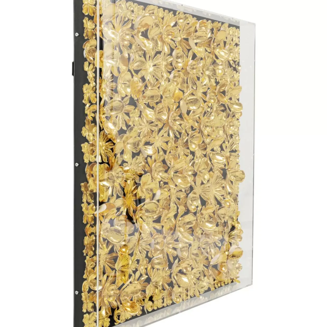 Deko Rahmen Gold Flower 80X80Cm