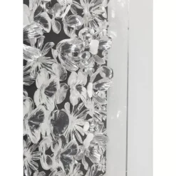 Deko Rahmen Silver Flower 100X100Cm