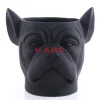 Deko Ubertopf Bulldog Schwarz