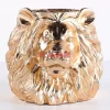 Deko Ubertopf Lion Gold