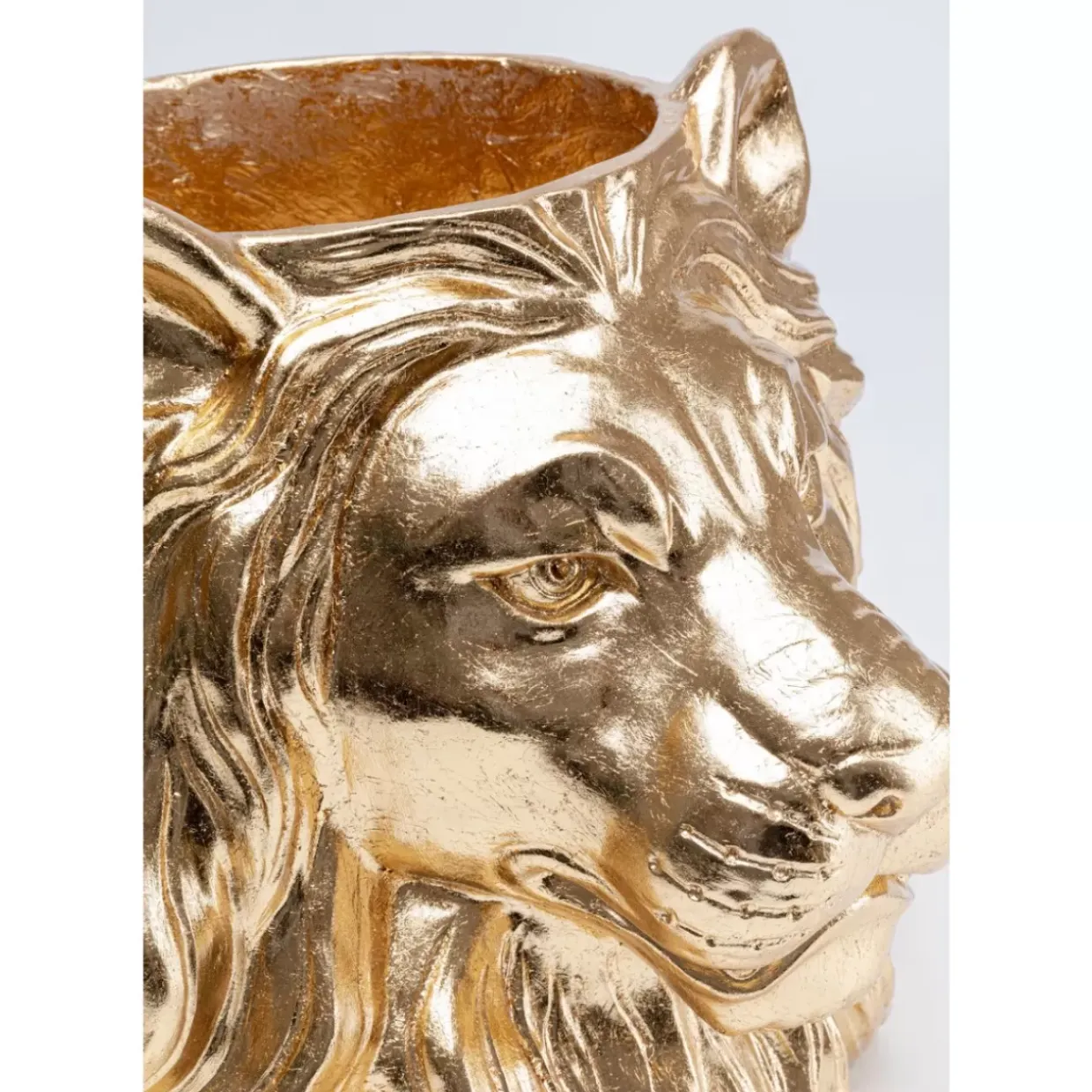 Deko Ubertopf Lion Gold
