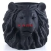 Deko Ubertopf Lion Schwarz