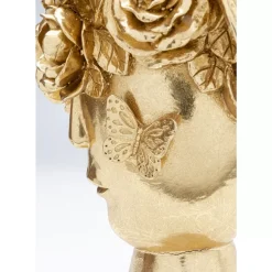 Deko Vase Flowercrown Gold 20Cm