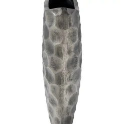 Deko Vase Sacramento Comb Silber Antik 59Cm
