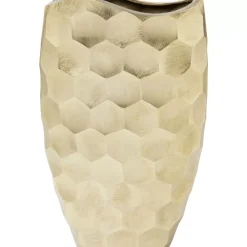 Deko Vase Sacramento Comb Champagner Gold 59Cm