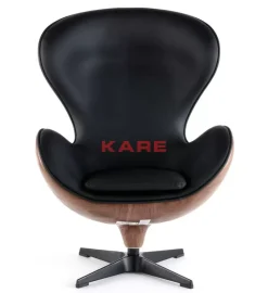 Drehsessel Lounge Black Walnut