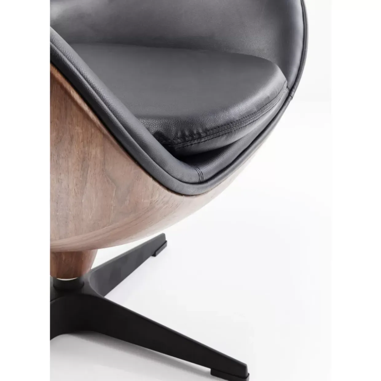 Drehsessel Lounge Black Walnut