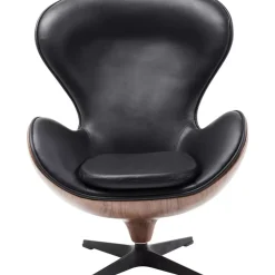 Drehsessel Lounge Black Walnut