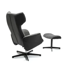 Drehsessel Mit Hocker Ohio Salt And Pepper