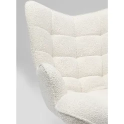 Drehsessel Oscar Boucle Creme