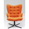 Drehsessel Oscar Velvet Orange