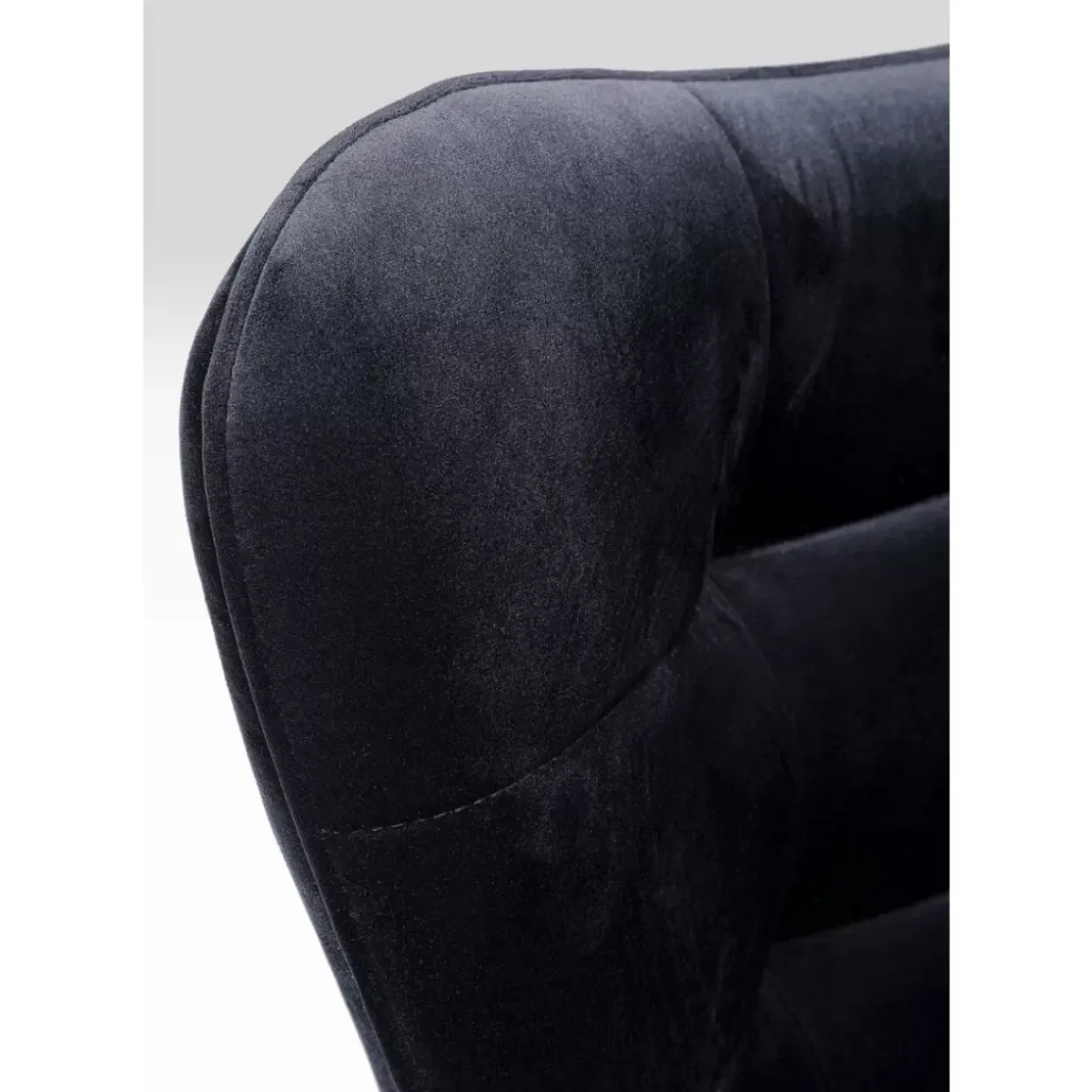 Drehsessel Oscar Velvet Schwarz