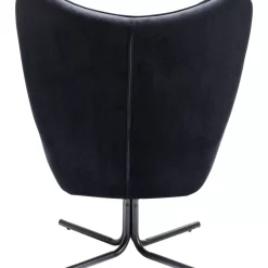 Drehsessel Oscar Velvet Schwarz