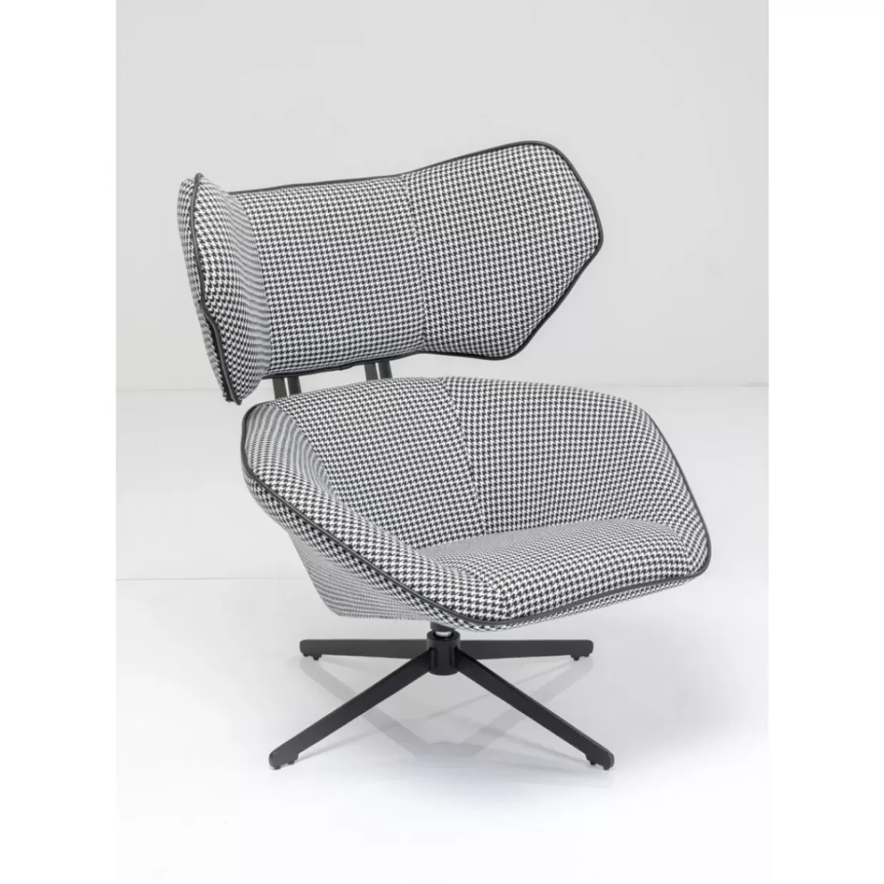 Drehsessel Toledo Schwarz Weiss