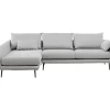 Ecksofa Amalfi Links Grau 275Cm