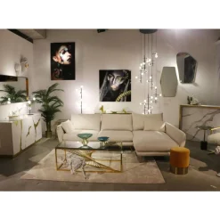 Ecksofa Amalfi Rechts Creme 275Cm