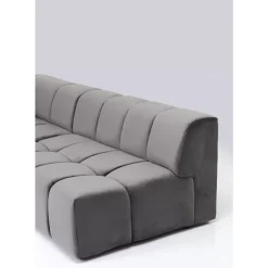Ecksofa Belami Grau Links