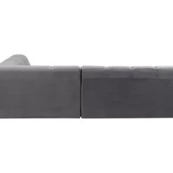 Ecksofa Belami Grau Rechts