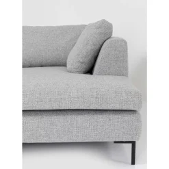 Ecksofa Gianni Dolce Hellgrau Rechts