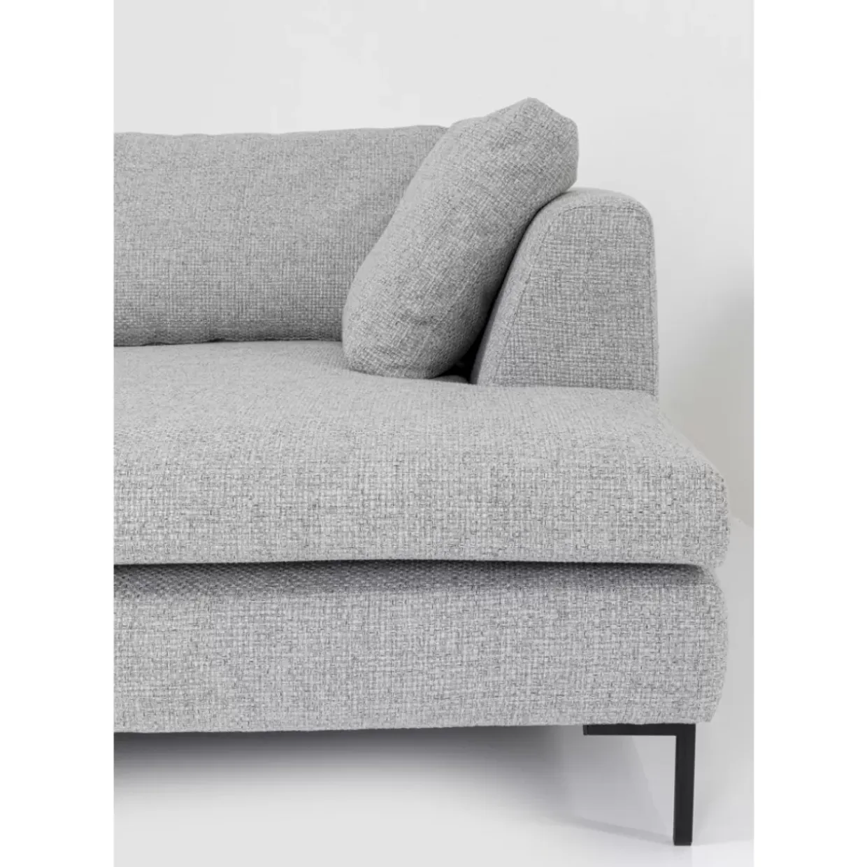 Ecksofa Gianni Dolce Hellgrau Rechts