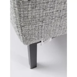 Ecksofa Gianni Dolce Hellgrau Rechts