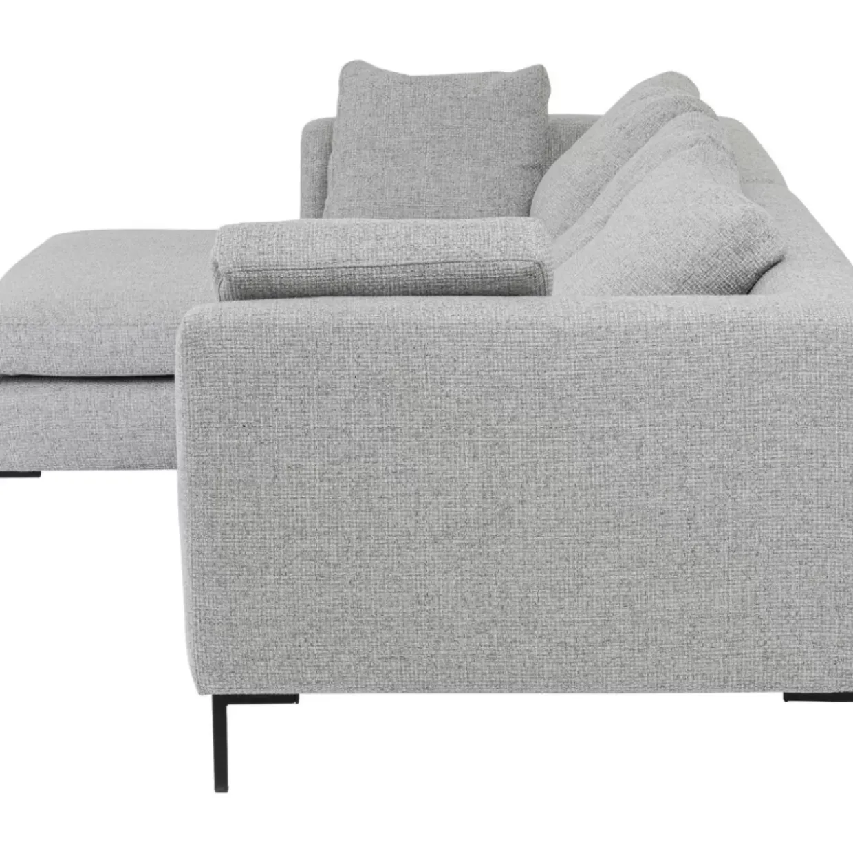 Ecksofa Gianni Dolce Hellgrau Links