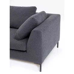 Ecksofa Gianni Grau Links