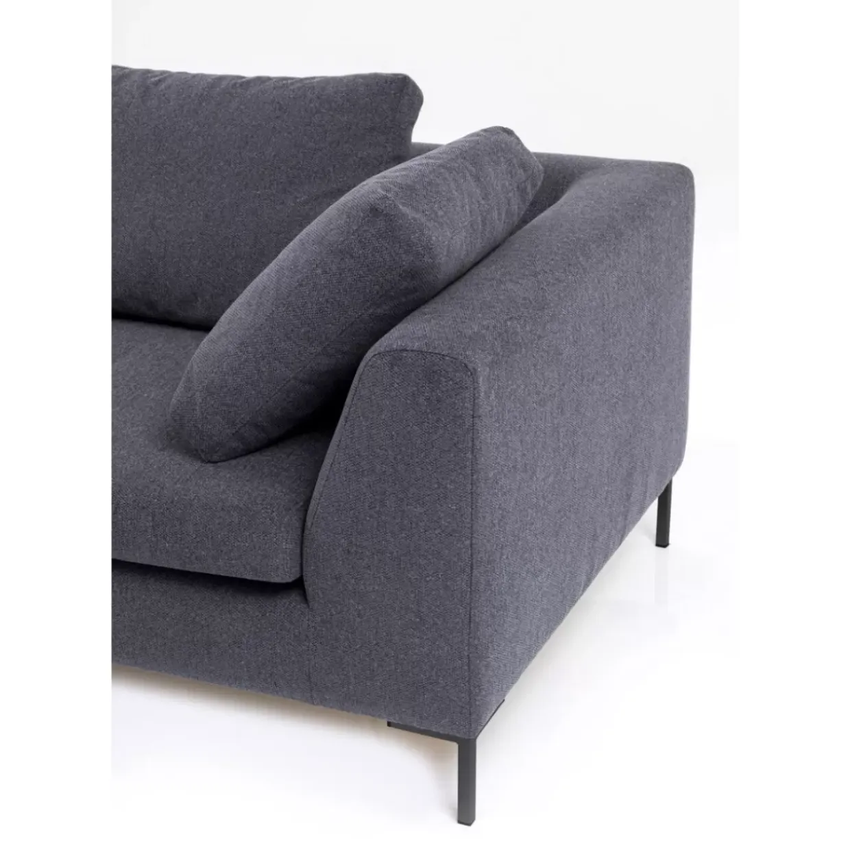 Ecksofa Gianni Grau Links
