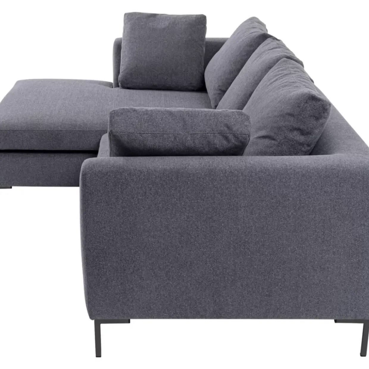 Ecksofa Gianni Grau Links