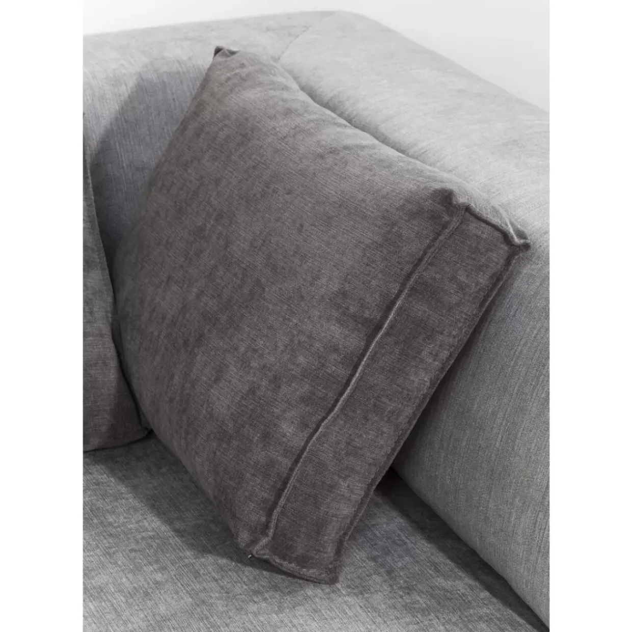 Ecksofa Infinity Ottomane Grau Rechts