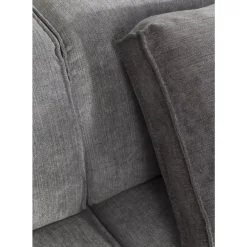 Ecksofa Infinity Ottomane Grau Links