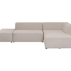 Ecksofa Infinity Ottomane Creme Rechts