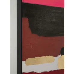 Gerahmtes Bild Abstract Shapes Pink 73X143Cm