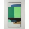 Gerahmtes Bild Abstract Shapes Grun 73X143Cm