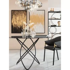 Gerahmtes Bild Abstract Weis 80X120Cm
