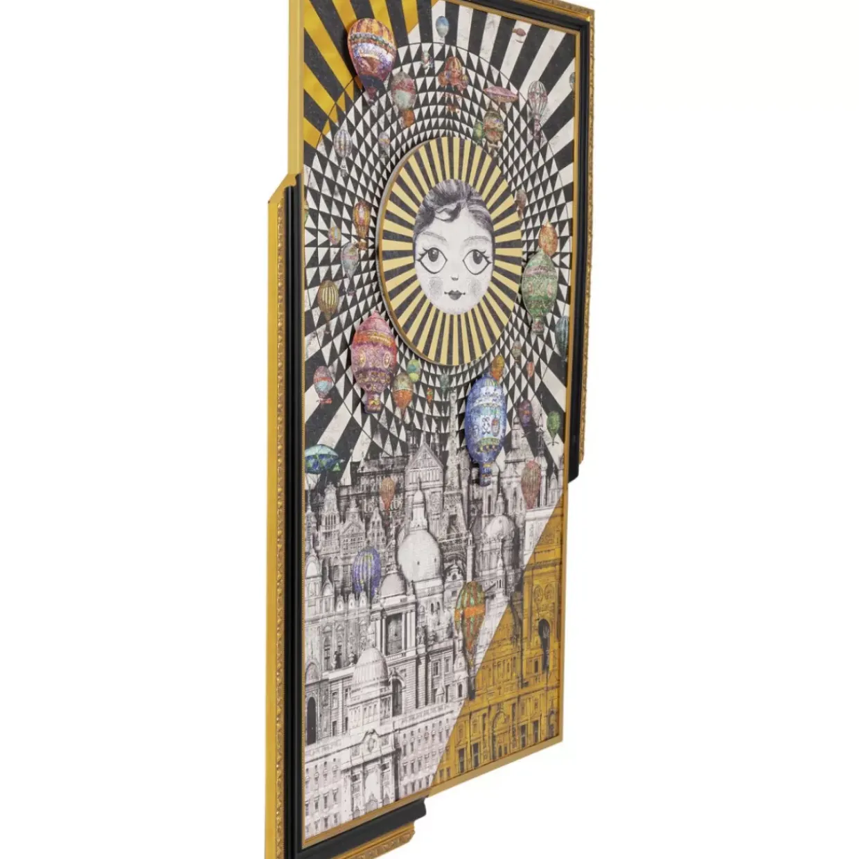 Gerahmtes Bild Balloons 160X260Cm