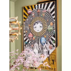 Gerahmtes Bild Balloons 160X260Cm