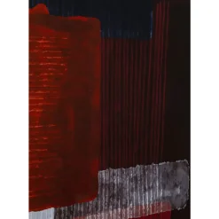 Gerahmtes Bild Box Back Rot 60X80Cm