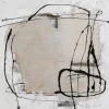 Gerahmtes Bild Dust Grau 100X100Cm