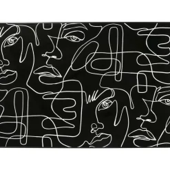 Gerahmtes Bild Faccia Arte Drawing 150X100Cm