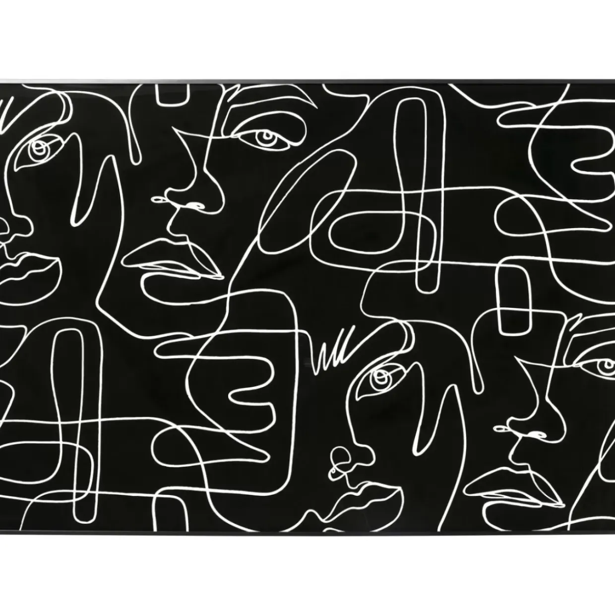 Gerahmtes Bild Faccia Arte Drawing 150X100Cm