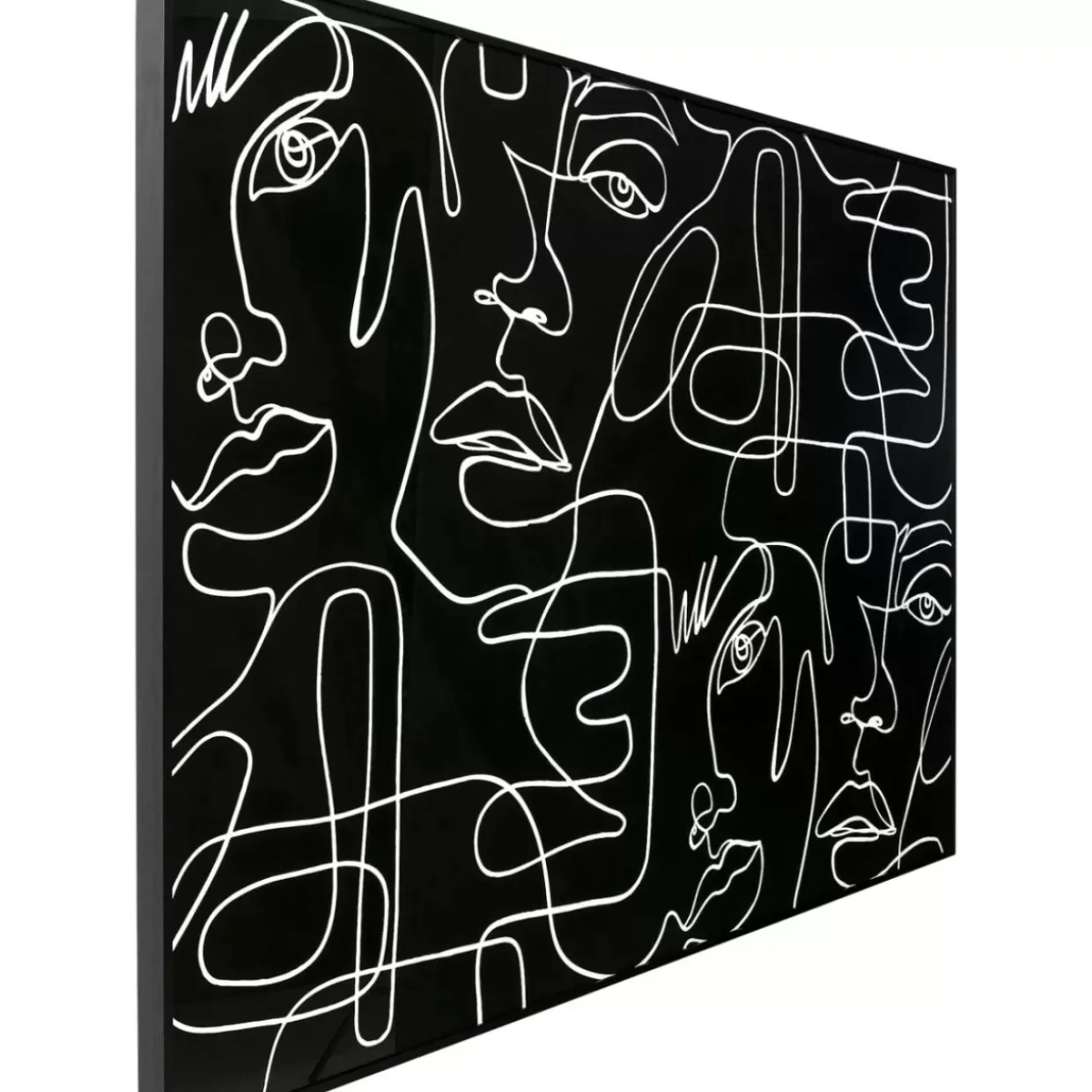 Gerahmtes Bild Faccia Arte Drawing 150X100Cm