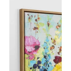 Gerahmtes Bild Flowery Meadow 100X100Cm