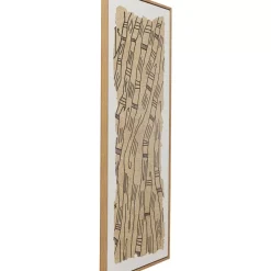 Gerahmtes Bild Native Lines 50X150Cm