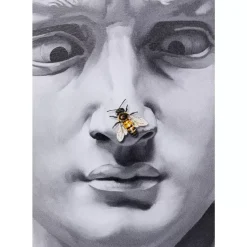 Gerahmtes Bild Statue 100X125Cm