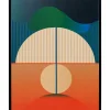 Gerahmtes Bild Sunrise 75X100Cm