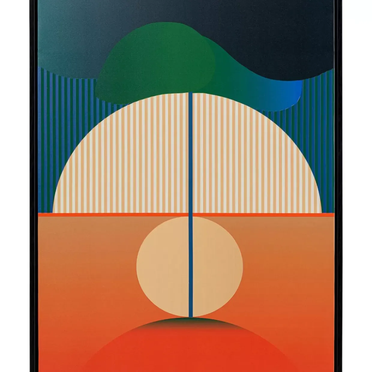 Gerahmtes Bild Sunrise 75X100Cm